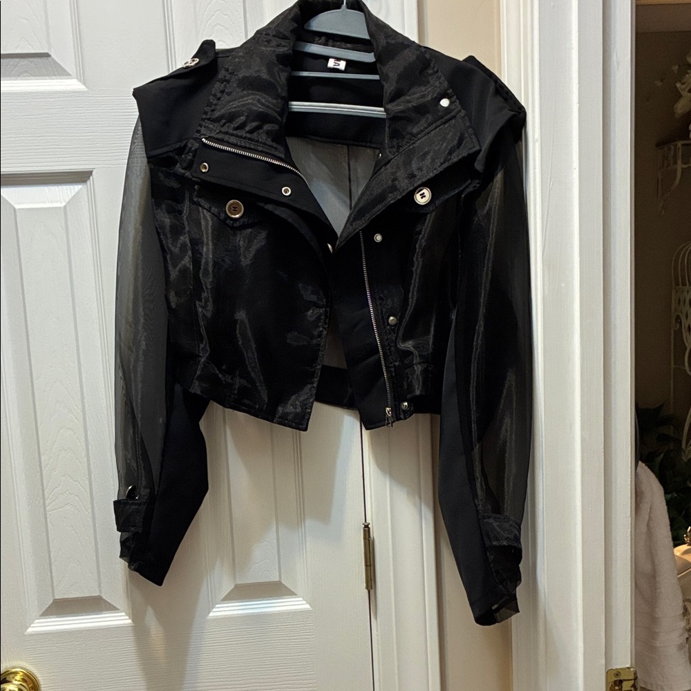 NWOT Goth N Rock Stylish Black Women's Jacket